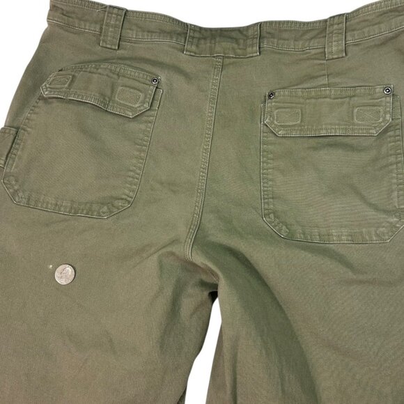 Duluth Trading Co Flex Fire Hose Green Work Pants Men's Size 44 x‎ 30 - Picture 7 of 11
